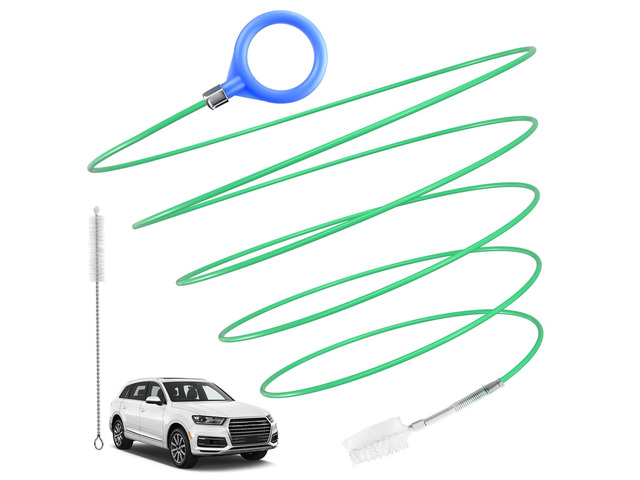 Auto Sunroof Drain Cleaning Tool, 78 Inch Flexible Tube Cleaning Brush Drain Brush Extra Long Pipe Cleaners for Cars, Car Accessories, Car...