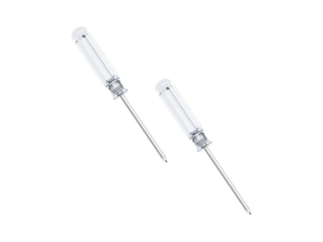 2 Pcs Mini Phillips Screwdriver, 3mm Cross Head, 92mm, Clear 3.62' Total Length, Non-slip Handle, Non-magnetic for Small Appliances