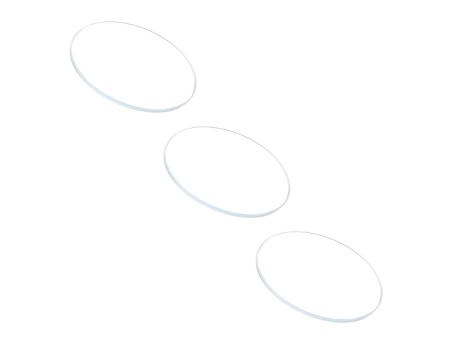 Watch Glass Crystal Lens, 25.5mm Diameter 1.1mm Thick Dual-Domed Round Mineral Watch Glass Replacement - (Applications: for Watchmaker Repair),...