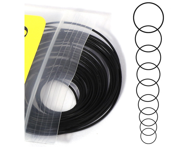 O Ring Watch Gasket, 28 Pcs 0.6mm Waterproof Rubber Watchs Seal Washers Watch Repair Tools for Watchs Back Cover