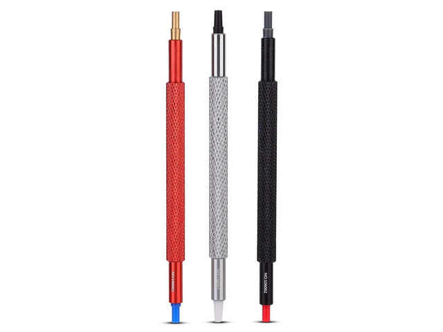 3pcs Watch Hand Pressers Pusher Fitting Set Kit Metal Watchmakers Wristwatch Repair Tool Watch Strap Repair Tool Link Pin Remover Repair Tool