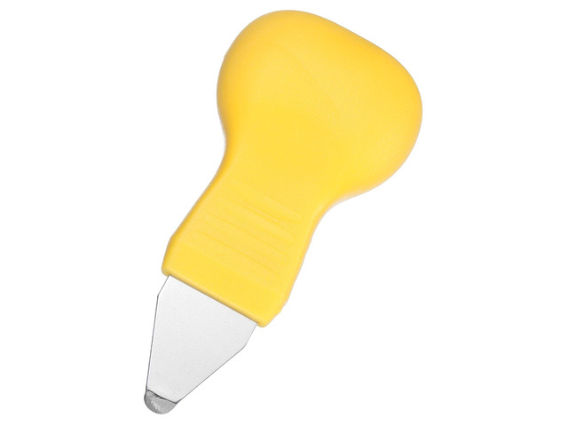 Watch Back Cover Opener Tool 6.5mm Width Alloy Steel Blade Removal Tool Case Pry with ABS Handle for Watches Battery Repair Replacement, Yellow