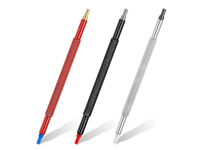 Watch Hand Pusher, 3PCS Watch Hand Presser Link Remover, Adjuster Device Band Pin Watchstrap Repair Tools for Watchmaker