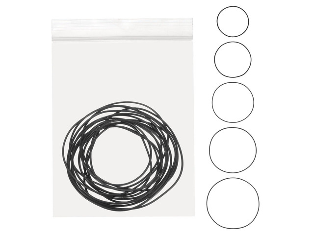 1set O-Ring Watch Gaskets Replacement Kit 0.7mm Waterproof Elastic Rubber O Ring Back Cover Seal Gaskets Washers Repair Tools Kits for Watch Repair