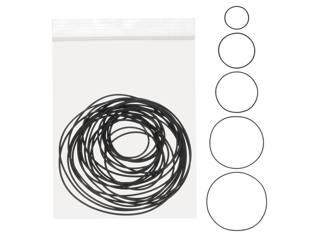 1set O-Ring Watch Gaskets Replacement Kit 0.6mm Waterproof Elastic Rubber O Ring Back Cover Seal Gaskets Washers Repair Tools Kits for Watch Repair