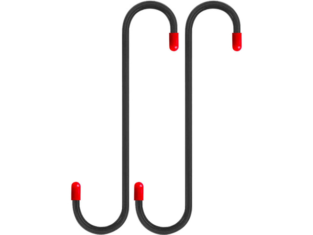 2 PCS Brake Caliper Hanger Hooks with Red Rubber Tips,Auto Brake Caliper Compression Tool,Automotive Tool for Braking,Axle,Bearing,Suspension...