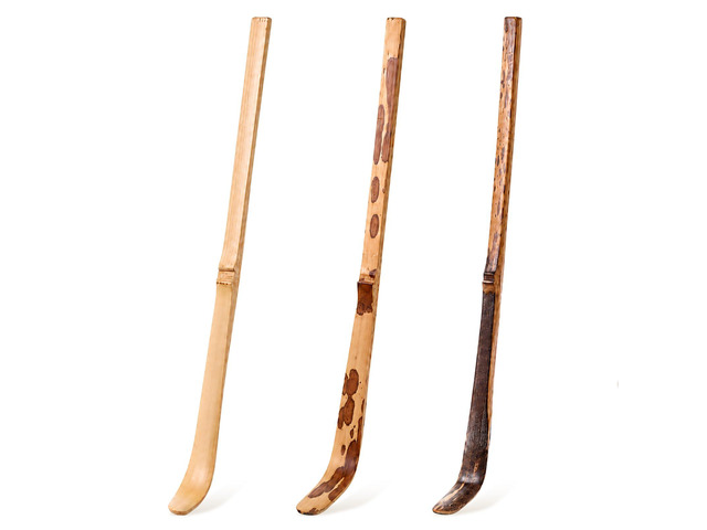 3 Pcs Matcha Spoon, Japanese Tea Scoop, Chashaku Hooked Spoon Sticks Whisk Bamboo Scooping for Traditional Tea Spoons for Matcha Coffee Espresso...