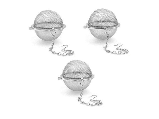 3PCS Premium Tea Infusers, Loose Leaf Tea, Upgraded Tea Strainers and Tea Balls for Flavoring Herbal Spices and Seasonings