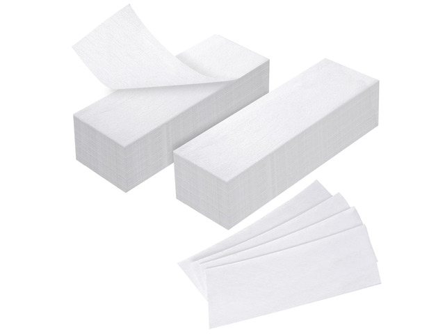 30 Pcs Wax Strips for Hair Removal 2.5'' x 7.5'' Non Woven Body and Facial Wax Strips Paper, Beauty Waxing Strip for Leg Face Chest Back and Bikini...
