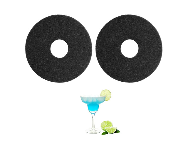 2Pcs Bar Rimmer Sponges Replacement 5.7 Inch Glass Rimmer Sponges Bartender Tool Sponge Bar for Cocktails Margarita Salter Lime Juice Trays...