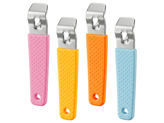 Shimmeroo 4PCS Vial Opener Tool, Stainless Steel Mini Bottle Vial Decapper Opening Oral Liquids Bottle Caps Opener Convenient for Nurses Pharmacy...