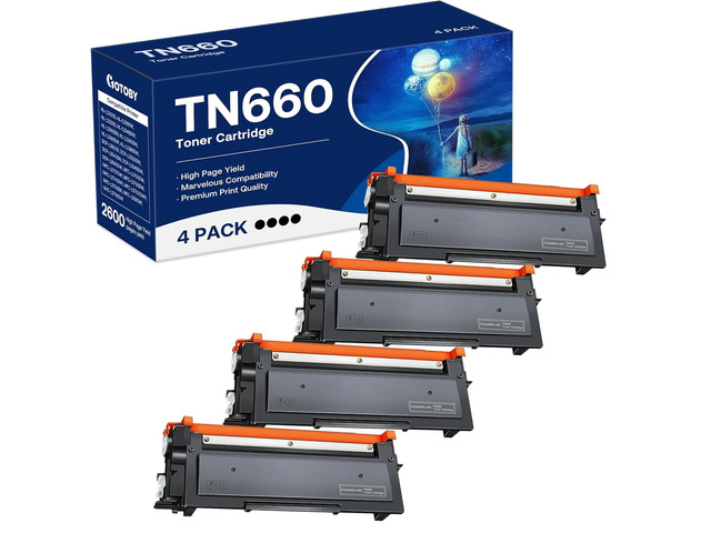 TN660 Toner Cartridge Replacement Compatible for Brother TN 660 TN-660 TN630 High Yield to use with HL-L2380DW HL-L2320D HL-L2340DW DCP-L2540DW...