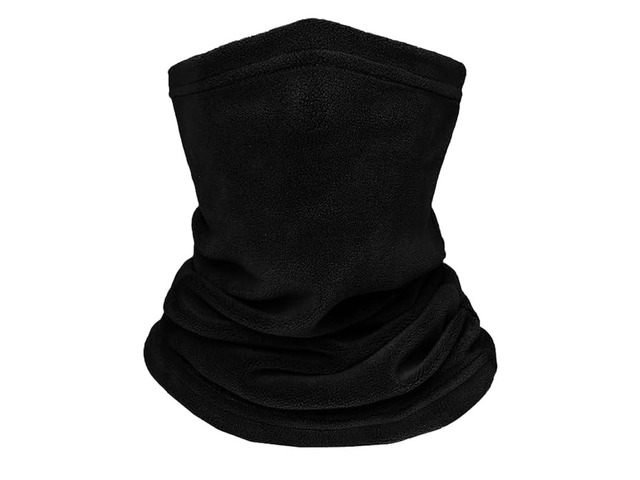 Wojgzon Winter Neck Warmer, Polar Fleece Neck Gaiter Warm Face Cover, Cold Weather Ski Face Mask Windproof for Men and Women