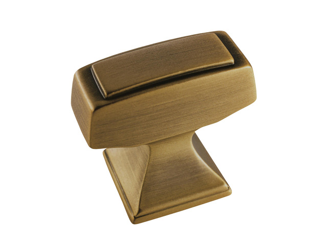 Cabinet Knob Gilded Bronze 1-1/4 inch (32 mm) Length Mulholland 1 Pack Drawer Knob Cabinet Hardware