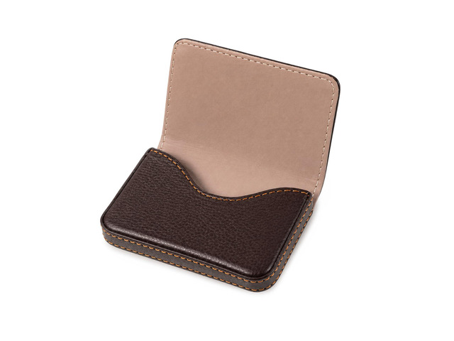 Business Card Holder Case, PU Leather Business Card Case Pocket Travel Name Cards Holders Wallet Magnetic Businesses Cards Carrier for Men & Women,...