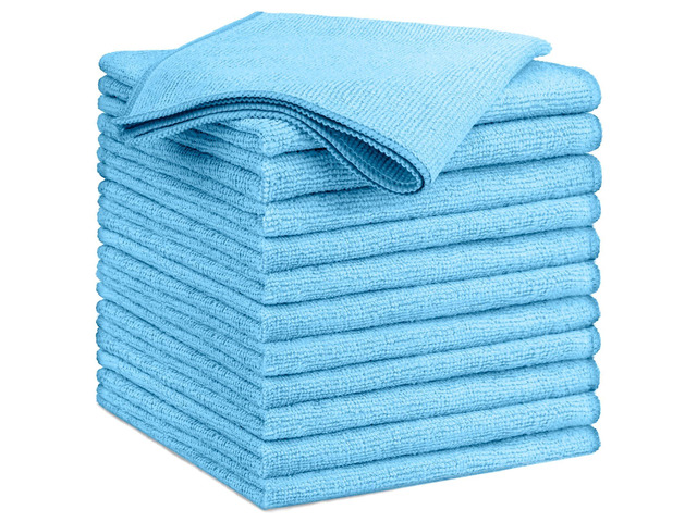 GLIMGLINT Microfiber Cleaning Cloth, 12 Pack Towels for Cars 14 X12 Inch High Absorbent & Lint Free Shop Rags Bulk, All-Purpose Car Cleaning...