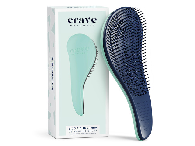 Biggie Glide Thru Hair Brush - Detangler Brush for Curly, Straight, Wet or Dry Hair - Gentle Detangling Brushes for Adults, Kids, Toddlers - Hair...