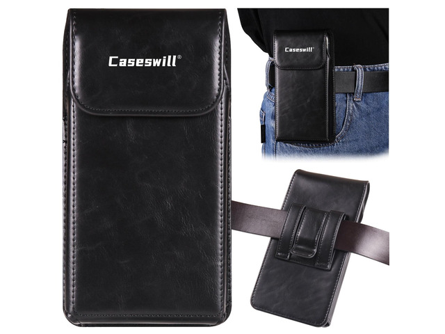 Caseswill for iPhone 17/17 Pro/17e/16/16 Pro/16e/15/15 Pro/14/14 Pro/13/13 Pro/12/12 Pro/11/11 Pro/X/XS Case Premium Leather Phone Pouch with Belt...