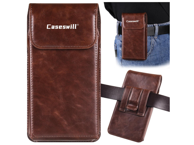 Caseswill for Google Pixel 11 Pro XL / 10 Pro XL / 9 Pro XL / 8 Pro / 7 Pro / 6 Pro Case Premium Leather Phone Pouch with Belt Clip Holster and...