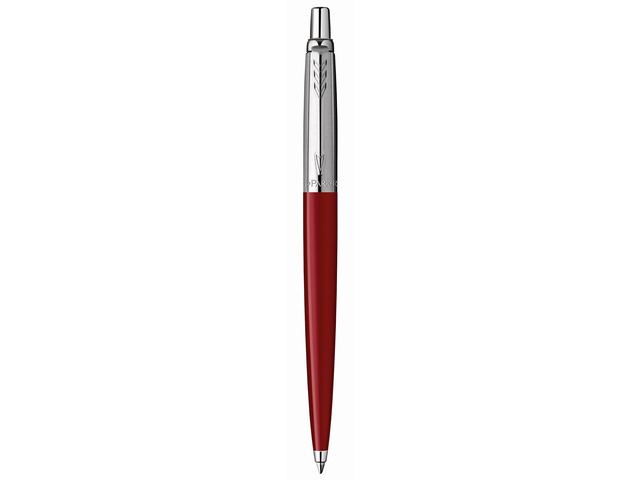 Parker Jotter Originals Ballpoint Pen, Classic Red Finish, Medium Point, Blue Ink, 1 Count - Smooth Writing, Sleek, Polished, Professional, Desk...