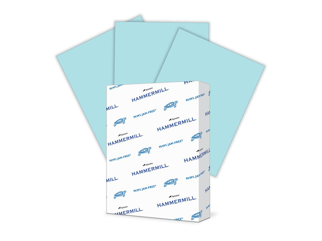 Colored Paper, 24 lb Blue Printer Paper, 8.5 x 11 - Made in the USA, Pastel Paper, 103671R-1 Ream (500 Sheets)