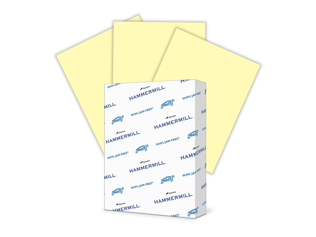 Colored Paper, 24 lb Canary Printer Paper, 8.5 x 11-1 Ream (500 Sheets) - Made in the USA, Pastel Paper, 104307R