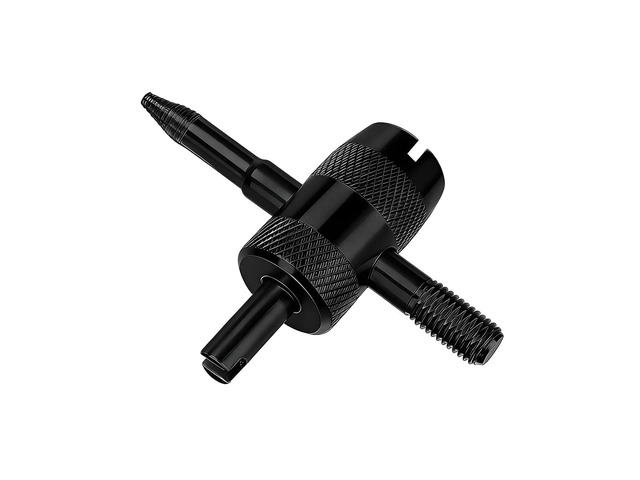 ANFTDCO 4-Way Car Valve Core Removal Tool, 4 in 1 Multifunctional Vehicle Tire Valve Stem Puller, Automotive Wheel Repair Air Stem Remover Tool,...