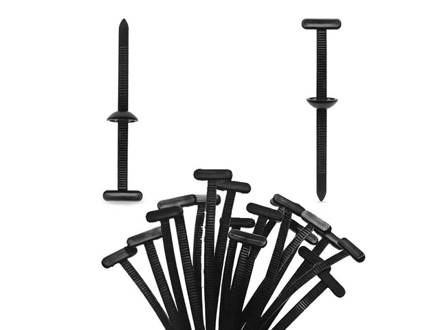 GolTHd Nylon Universal Cable Tie Buckle, Car Fender Trunk Repair, Self-Locking Nylon Zip Ties Holder with Pin & Button Design, Multipurpose Cable...
