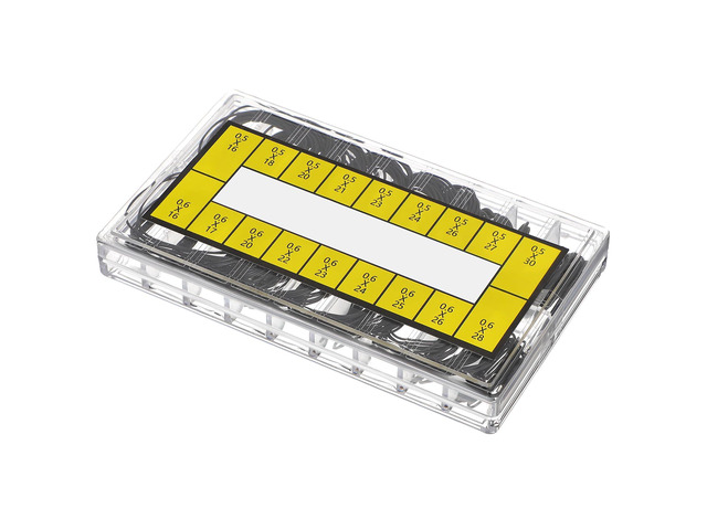 210 Pcs O Ring Watch Gasket Kit, 18 Sizes Rubber Sealing Ring Kit for Watch Back Cover Repair, 0.5/0.6 16-30mm Diameter Seal Gaskets