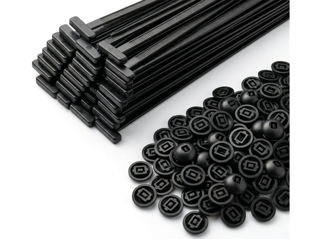 SUPUSE 50 Pcs Nylon Universal Cable Tie Buckles, Universal Fit & Versatile For securing car bumpers, fenders, and underbody panels, as well as...