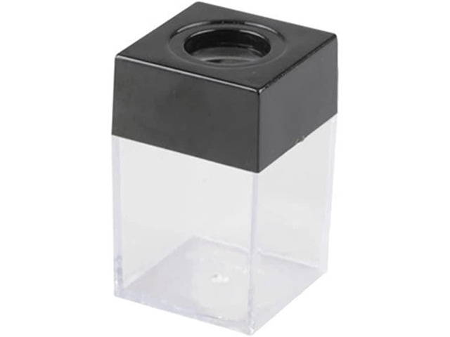 Clear Paper Clip Dispenser Pushpin Storage For Case Thumbtack Dispenser Metal Pin Organizer Holder Box Paper Clip Dispenser Large For Desk Supplies...