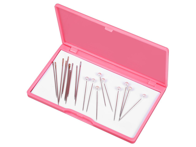 Magnetic Needles Case: 4.3' Portable Hand Sewing Needle Case Pin Holder for Home & Travel - Small Magnetic Box for Knife Blades, Pins, Cross Stitch...