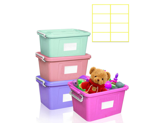 180 PCS Labels for Storage Bins, 2 X 4 Removable Labels for Storage Bins Matte White Blank Box Labels, for Home, School, Business Organization,...