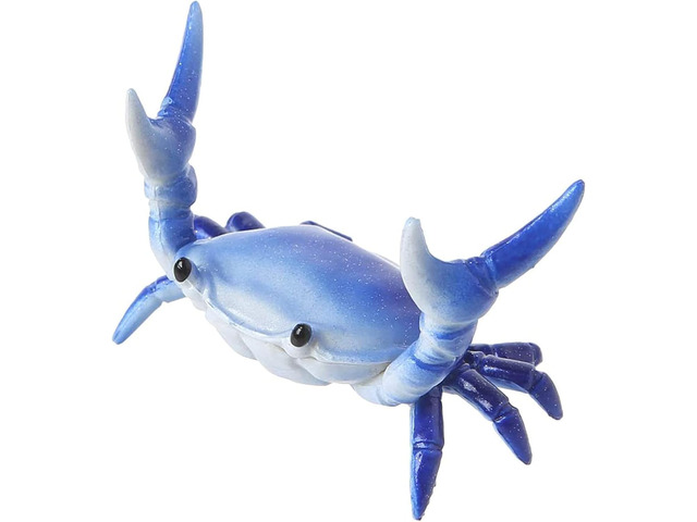 Blue New Japanese Creative Cute Crab Pen Holder Weightlifting Crabs Penholder Bracket Storage Rack Stationery Pencil Holders and Pen Holders Desk...