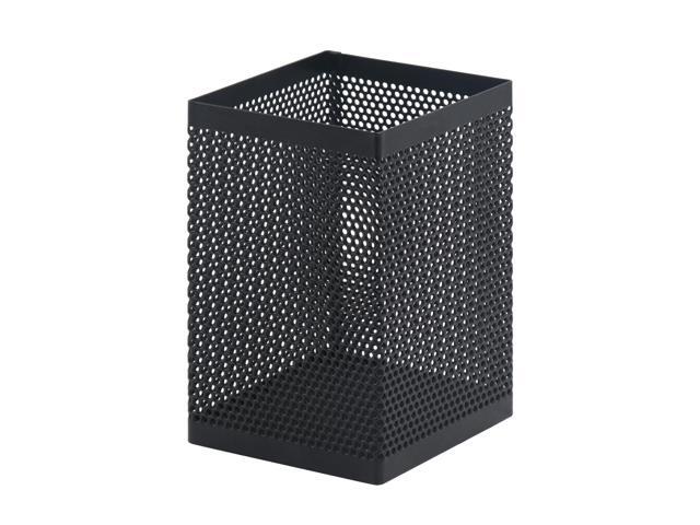 Comix Mesh Pen Holder Desk, Wire Pencil Holder with Foam Pad and Non-Slip Bottom Office Supplies Desk Organizer for Home Office School, 1 Pack