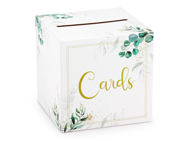 Wedding Card Box Party Favors Post Box Cardboard Receiving Money Box Holder for Wedding Reception, Baby Shower Table Centerpiece Decorations Supplies
