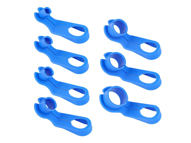 Salior 7PCS AC Fuel Line Disconnect Tool Set - 1/4 5/16 3/8 1/2 5/8 3/4 7/8 Inch Fuel Filter Removal Tool Compatible with GM Ford Chrysler More...