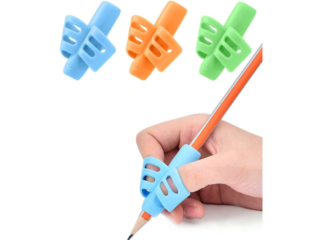 Pencil Grips for Kids Handwriting Pencil gripper Pencil Holder Posture Correction Training Writing AIDS for preschooler Kids toddler Children...