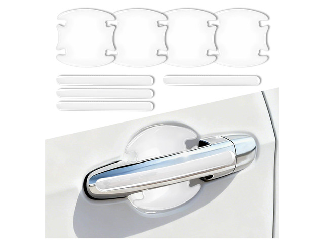 8PCS Car Door Handle Protector,Transparent Car Door Handle Scratch Protector for Protection & Decoration,Universal Cars Handles Protectors Cars...