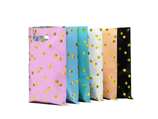 30PCS Party Favor Goodie Bags Goody Treat Small Gift Bags for Kids Plastic Candy Return Gift Bags for Girls Boys Birthday Party, Baby Shower,...