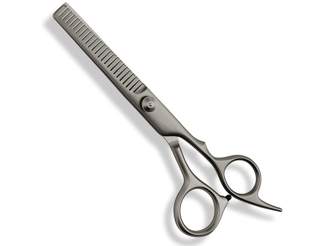 6 Inch Hair Thinning Scissors Cutting Teeth Shears Professional Barber Hairdressing Texturizing Salon Razor Edge Scissor Stainless Steel - Black