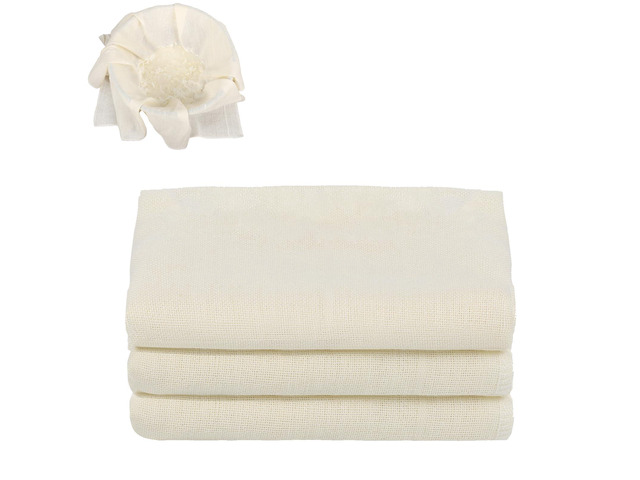 3er Cheese Cloths for Straining, 20x20 Inch Grade 100 Reusable Cheese Cloth Washable Unbleached Cotton Fine Mesh Cloth Strainer, Muslin...