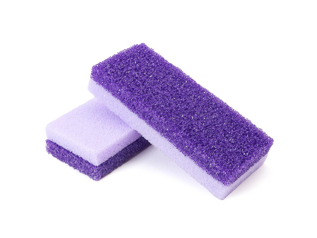 Foot Pumice Stone 2 Pack Pedicure Stone for Feet (Purple) for Feet Callus Remover and Scrubber Double Sided Pedicure Foot Pumice Stone for Feet...