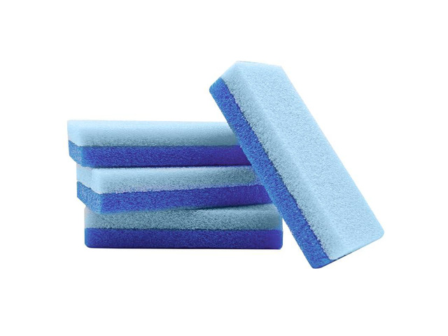 4 Pack Foot Pumice for Feet Pedicure Plastic Foot Scrubber Exfoliator for Dead Skin Cracked Heel Repair Callus Remover