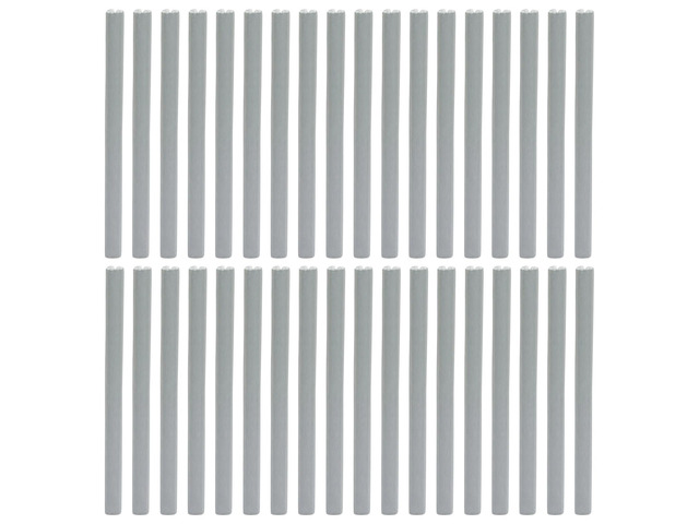 36 Pack 3.1 x 0.2 Inch Grey Spoke Reflectors for Bicycles ABS Reflective Clips, 360° Visibility, Night Safety, Fits Mountain & Road Bikes
