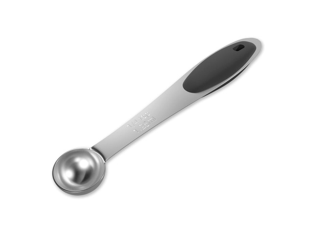 1PCS 1/4Tsp(1.25ml) Measuring Spoon, Stainless Steel Measure Scoop Accurate, BPA-Free, Dishwasher Safe, Silicone Grip, Engraved Marking, Kitchen...