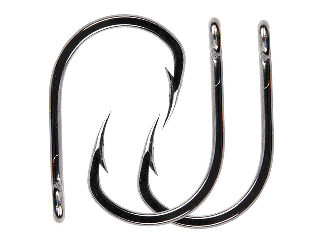 Fishing Hooks Live Bait Hooks Saltwater 2X Strong Stainless Steel Circle Hook Assist Hook for Ocean Saltwater Freshwater Fishing Size: 1/0-10/0