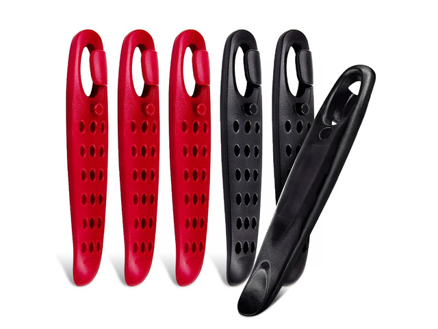 Ultra Strong Bicycle Tyre Levers, 2 Sets Compact Bike Tire Repair Kit, Sturdy Plastic Bike Tire Spoons Set, Reliable Cycling Changing Tools, Quick...