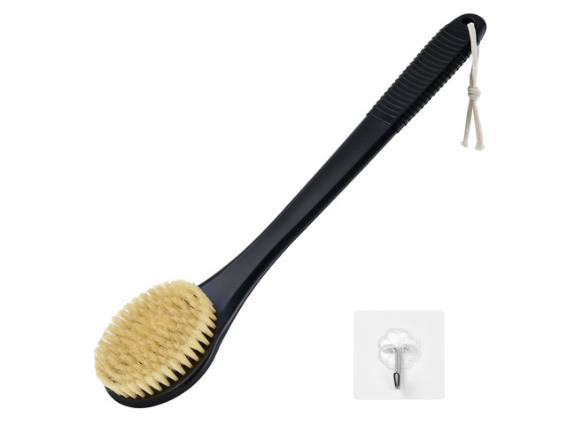 Back Scrubber for Shower, Shower Body Brush for Cleaning with Long Handle for Showering, 17 Inch Back Washer Exfoliator for Shower Men Women with...