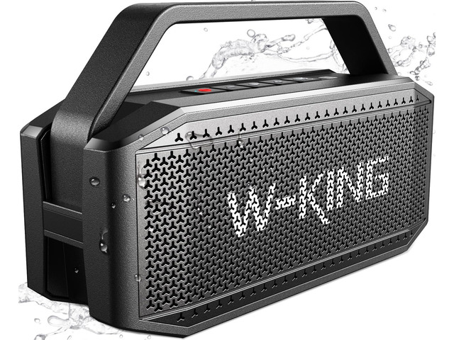 Bluetooth Speaker, 100W Peak Outdoor Portable Loud Speakers Wireless 108dB IPX7 Waterproof Floating Rugged Boombox, 60W Party Large Speaker...